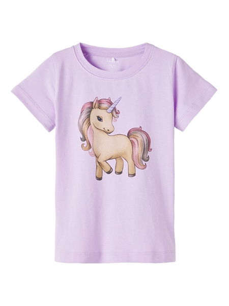 NAME IT Enhjørning T-shirt Hanny Orchid Bloom